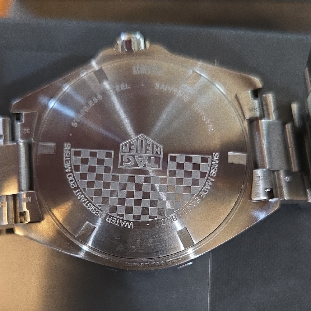 TAG Heuer Blue Dial Silver Bracelet Watch - Picture 5 of 9